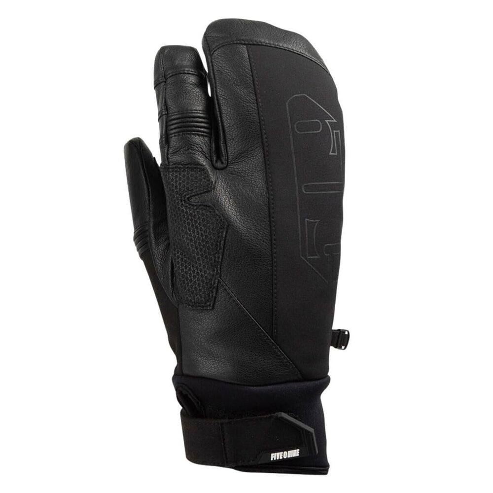 1641 Fisticuff Trigger Finger Snow Mitten (black - 2x-large)